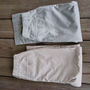 Old Navy boys husky kaki jeans bundle Size 12 Husky